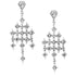 Diamond Earrings 4 1/3ct.tw 14k White Gold